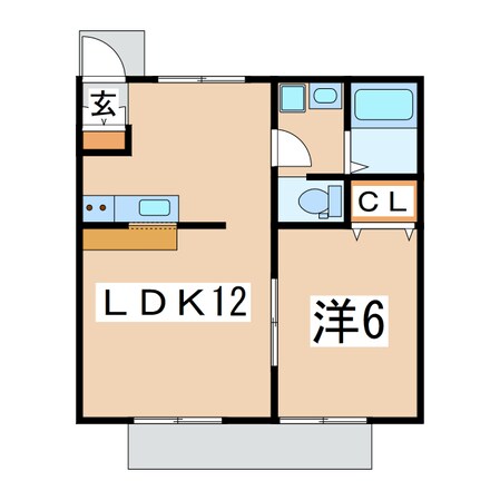 郡山駅 バス21分  大島下車：停歩15分 1階の物件間取画像